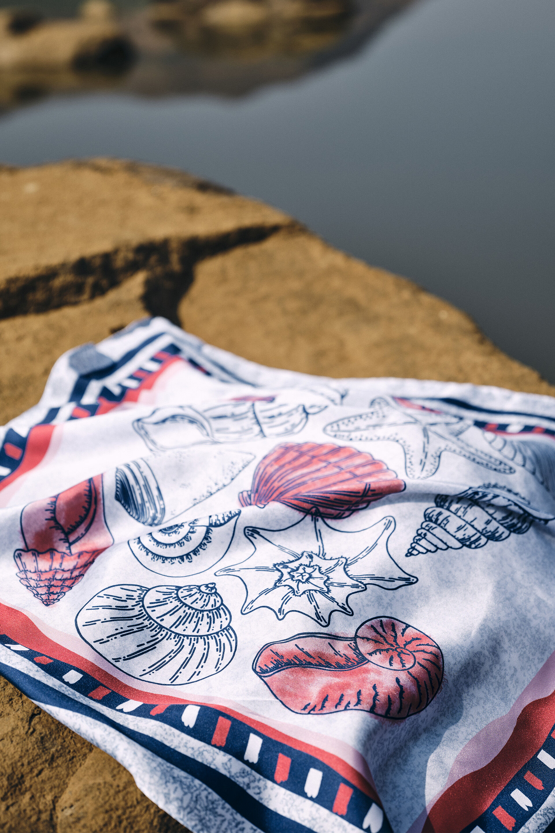 Ocean Finds Satin Stole, , image 3